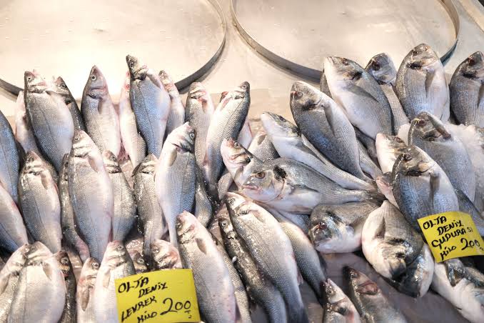 Mostrador de Pescadería La Mar Salá